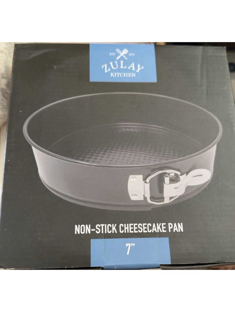 Zulay Kitchen 7” Non-Stick Springform Cheesecake Pan Round Baking Pan NEW